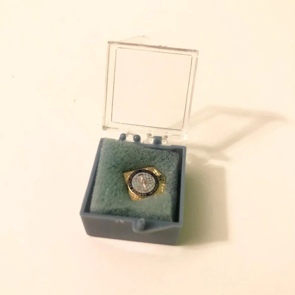 Vintage Service Employees International Union Pin Enamel